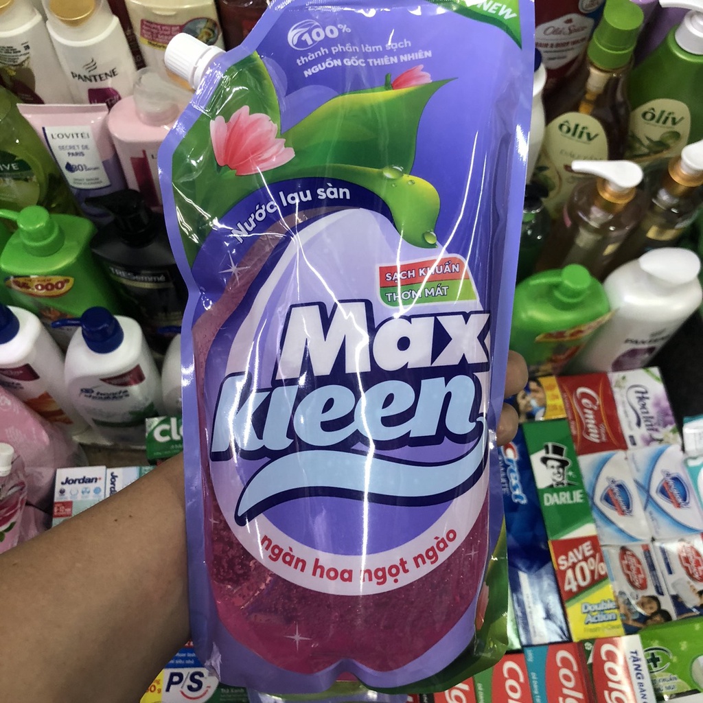 Nước lau nhà MaxKleen hương ngàn hoa ngọt ngào/  túi 1kg