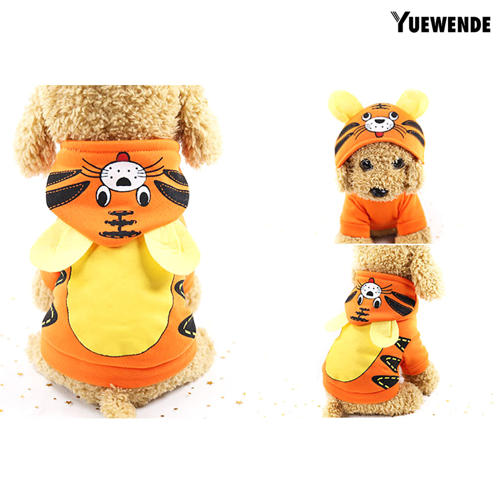 Áo Khoác Hoodie Họa Tiết Hoạt Hình Cho Thú Cưng