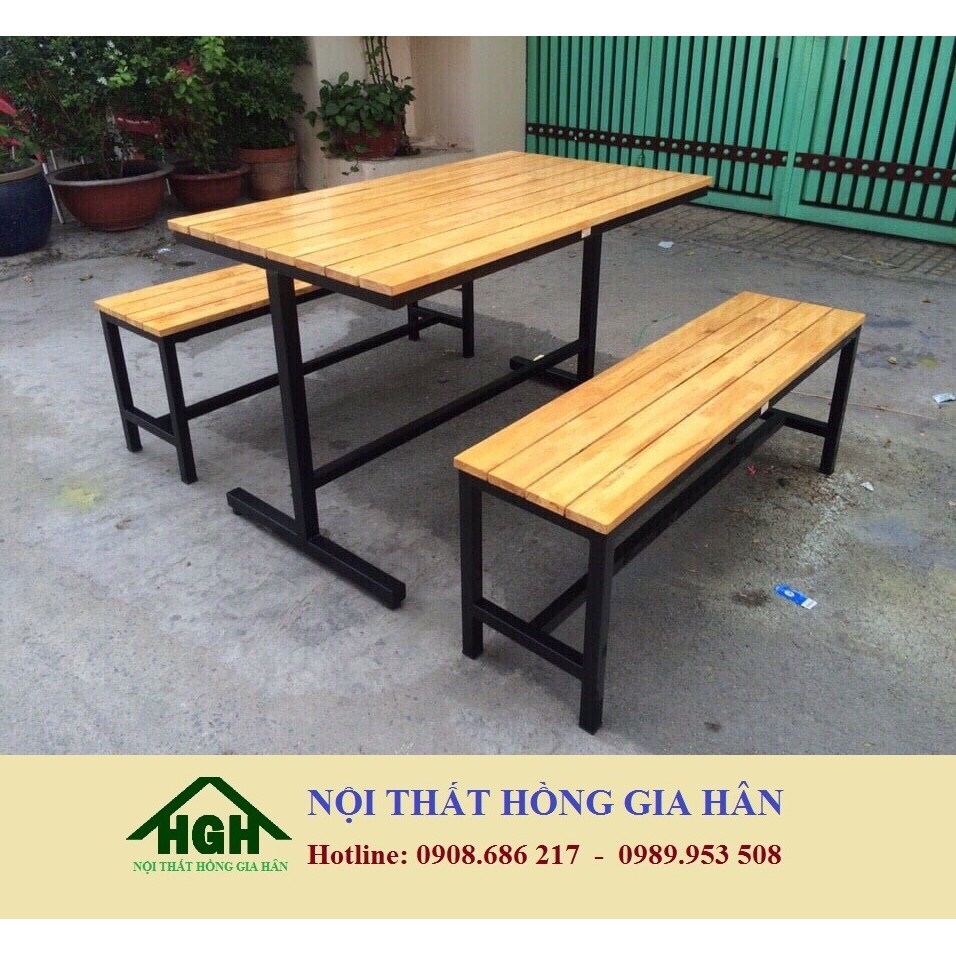 [Hàng Đẹp] Bàn ghế quán ăn mặt gỗ giá rẻ TP.HCM