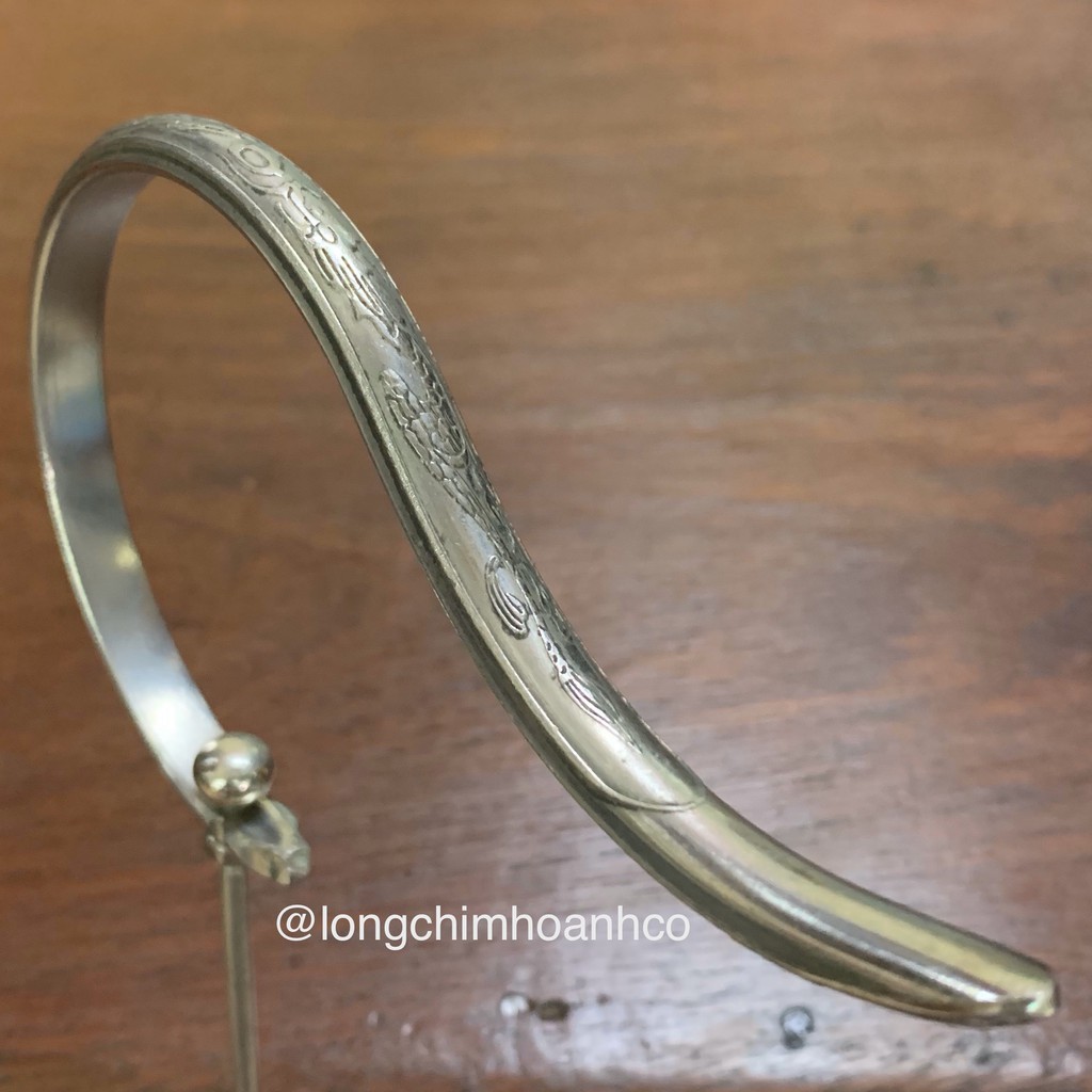 Móc Inox Chạm Long Phụng Lồng Than Mi Lửa Chào Mào