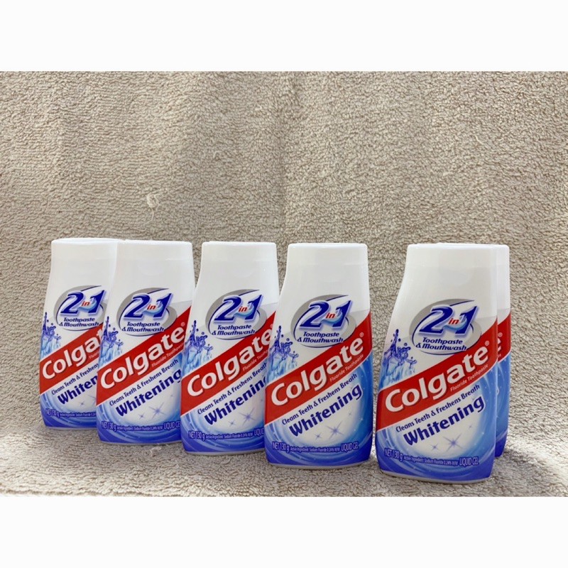 [HÀNG MỸ-SALE MẠNH] Kem đánh răng Colgate 2in1 130gram.