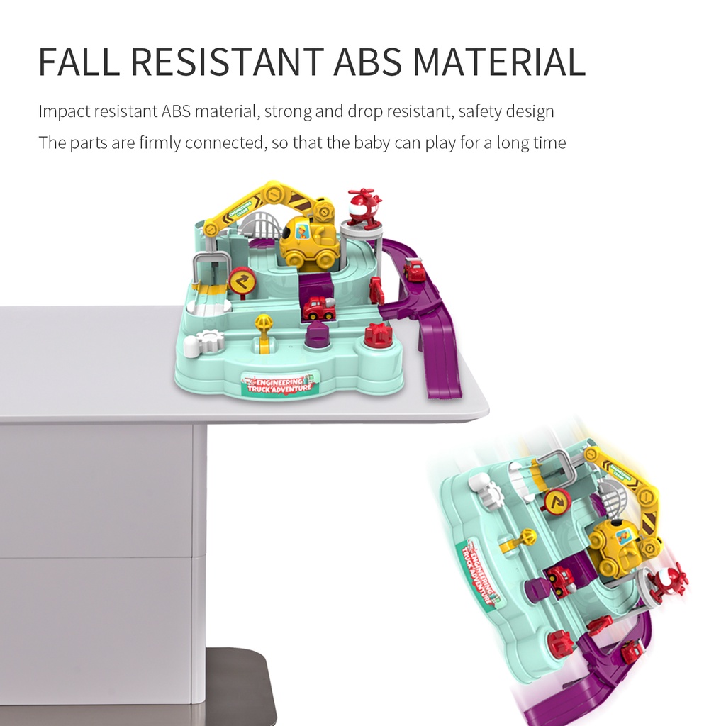 Bộ đồ chơi lắp ráp phiêu lưu xe ô tô cho bé