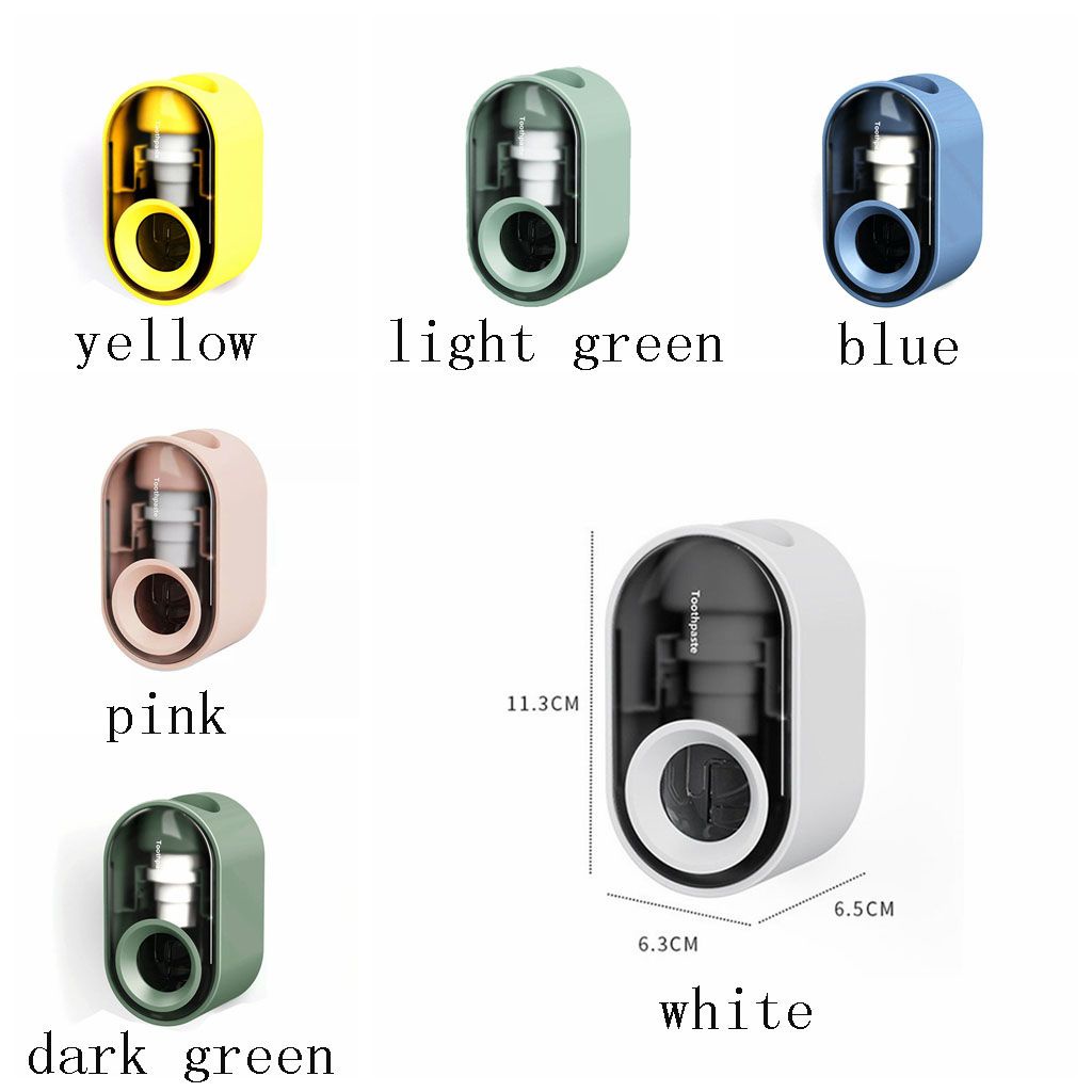 1 Dụng Cụ Nặn Kem Đánh Răng Tự Động Gắn Tường Nhiều Màu Sắc Sáng Tạo Chống Nước Cho Người Lớn / Trẻ Em