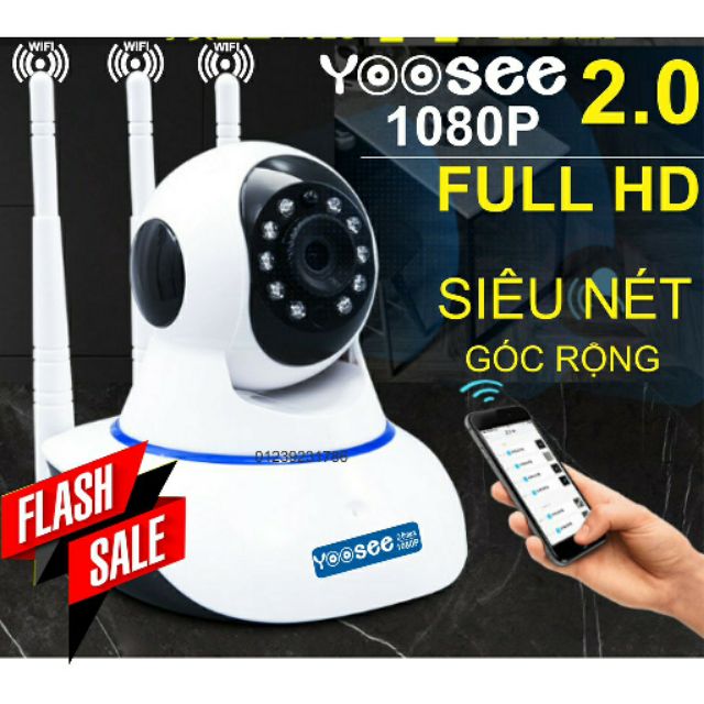 CAMERA YOOSEE 2.0 FULL HD 1080P KÈM THẺ 32GB