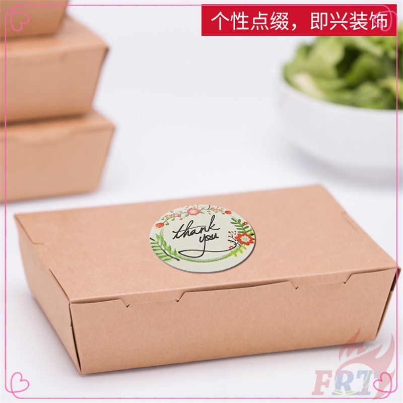 Cuộn 500 Hình Dán Chữ Thank You 8 Kiểu (06)
