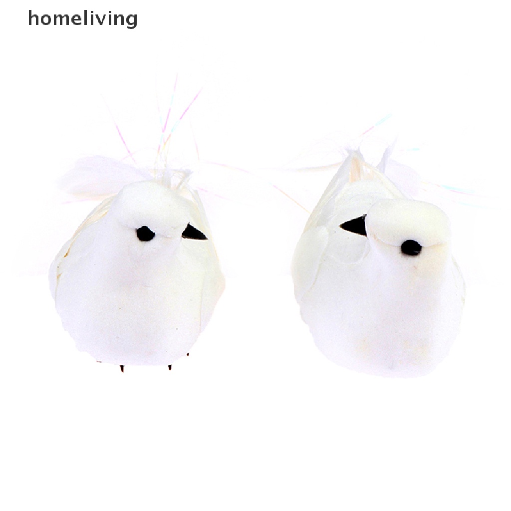 Bộ 2 Chú Chim Bồ Câu Giả Trang Trí Nhà Cửa