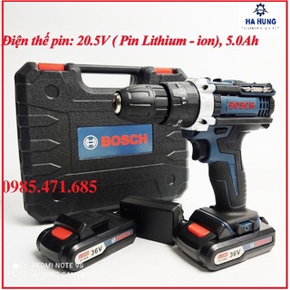 Máy khoan pin bosch 36v _ lõi đồng, độ bền cao_khoan bê tông, khoan tường, khoan sắt, khoan gỗ