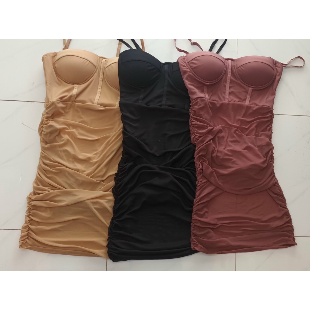 Đầm 2 dây ôm body