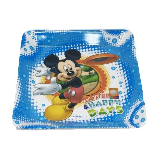 Đĩa vuông nhựa phíp Melamine cao cấp Superwave cho bé T6227 hình ngộ nghĩnh đáng yêu