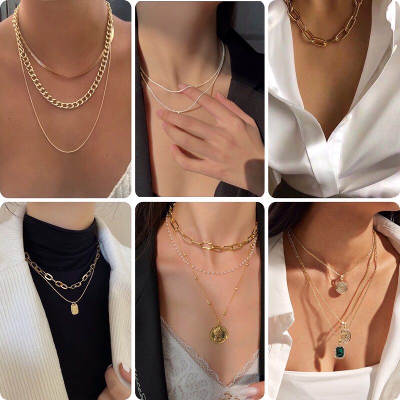 Dây chuyền dài cá tính nữ, unisex vòng cổ cao cấp
