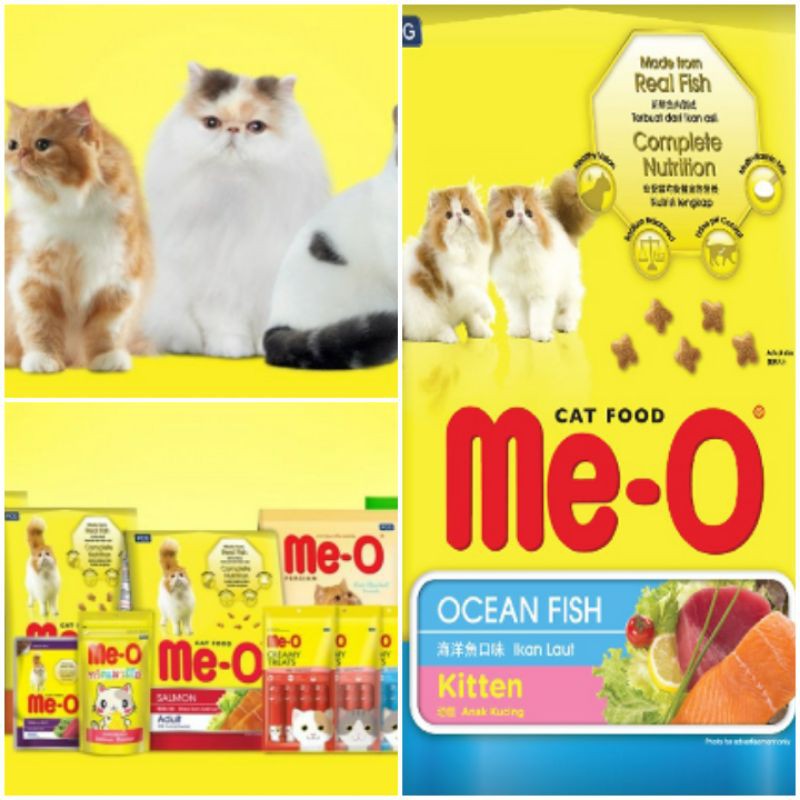 Thức ăn mèo con Me-O Kitten Ocean Fish Gói 1.1kg