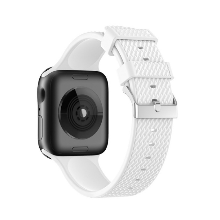 Dây Đeo Đồng Hồ Bằng Silicone Kích Thước 49mm 45mm 41mm 44mm 40mm 38mm 42mm Cho iwatch Ultra series 8 7 SE 6 5 4 3 2 1