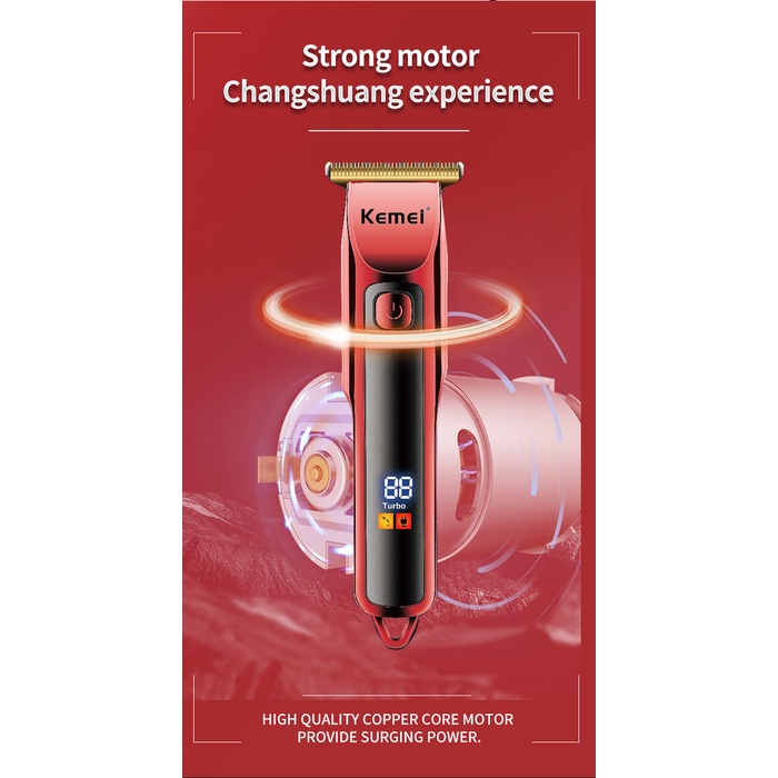 Máy cạo râu Cắt Tóc Kemei 0mm Chuyên Dụng Cho Nam