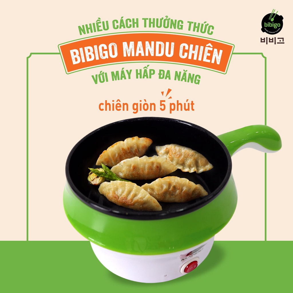 [350g] [HẢI SẢN] BÁNH XẾP MANDU HÀN QUỐC Bibigo [VN] CJ FOODS Dim Sum (nw0)