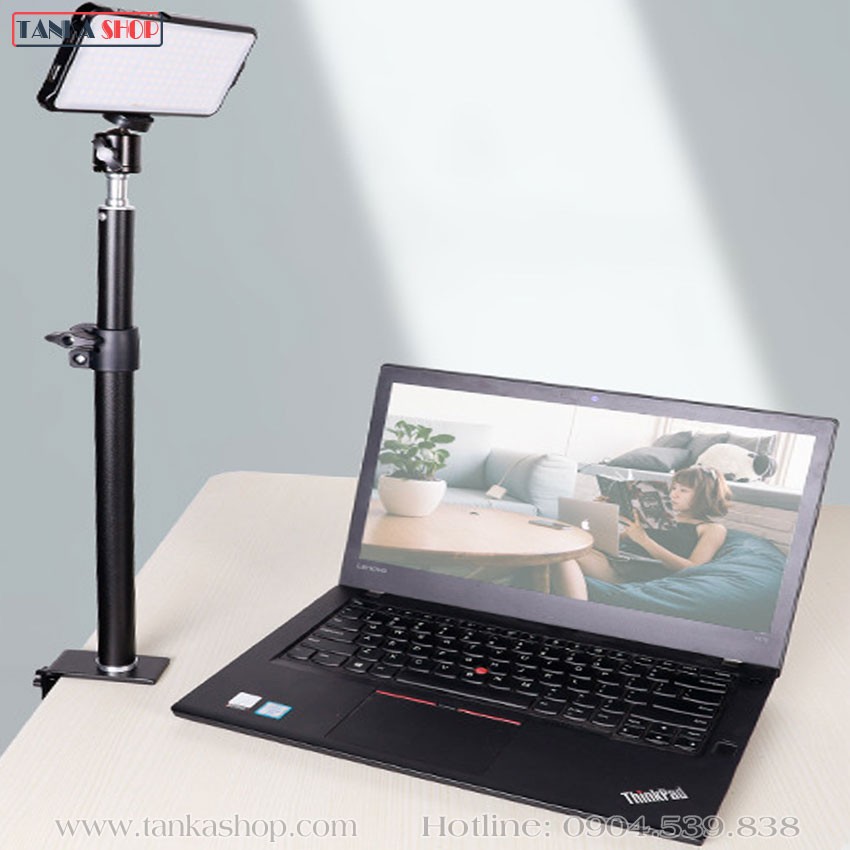 Chân đế webcam, điện thoại, máy ảnh kẹp bàn