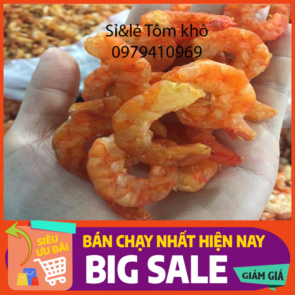 Tôm khô size LỚN 100gr chuẩn từng con. Khô tôm LÀM QUÀ BIẾU