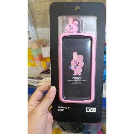SẴN ỐP LƯNG CASE IP X CHÍNH HÃNG BT21 COOKY