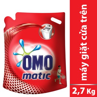 Nước giặt Omo matic cửa trên - cửa trước túi 2.0kg
