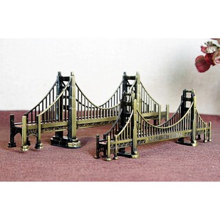 Mô hình cầu cổng vàng (Golden gate bridge) trang trí độc đáo (25x4x8,5cm)