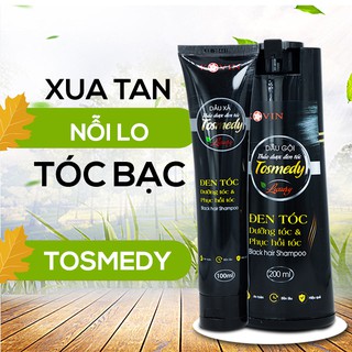 Dầu gội thảo dược đen tóc TOSMEDY - Công ty CP Dược TW Mediplantex - Đen tóc chỉ sau 01 lần gội.