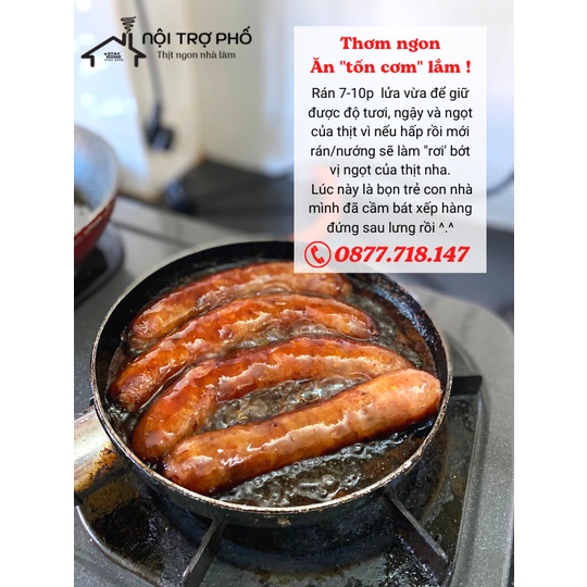 Lạp xưởng hun khói Nội Trợ Phố | Đặc sản Lạp sườn gác bếp Tây Bắc | thơm ngon chuẩn vị 5⭐(500g) | Tặng CHẲM CHÉO ĐỈNH | BigBuy360 - bigbuy360.vn