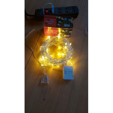 Đèn nháy 10M các loại ( trắng , vàng, nhiều màu) có nút điều chỉnh