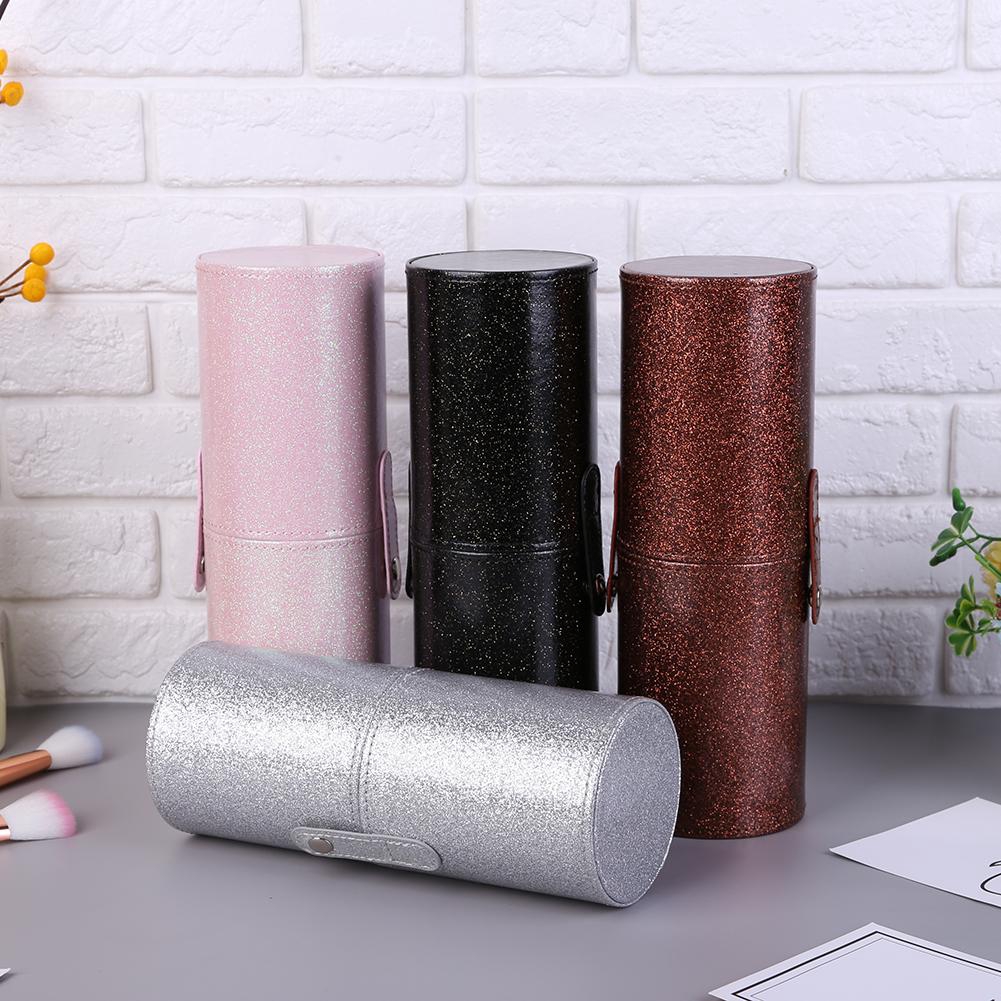 [Hàng mới về] Lọ đựng cọ trang điểm vải da PU kích thước cầm tay phù hợp mang đi du lịch