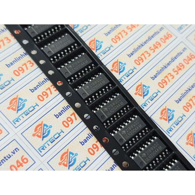 [Combo 5 chiếc] ULN2004AD, ULN2004A 2004 IC Chức Năng SOP-16
