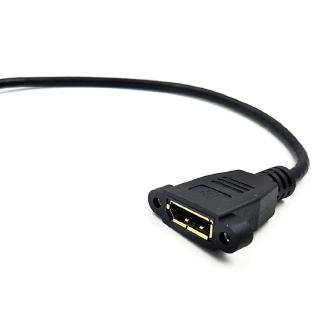 DP to DP Cable, 12 inch / 30cm Left Angle 90 Degree Displayport (DP)