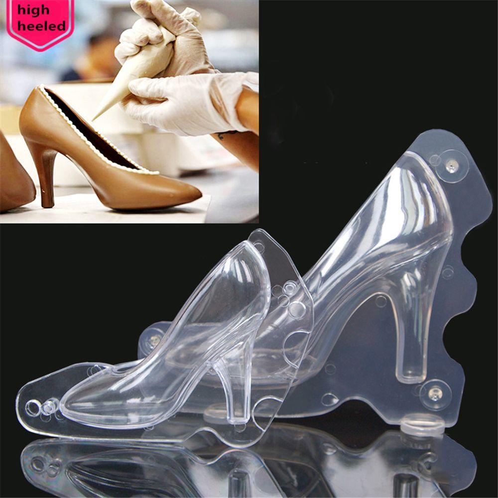 WTTLE Khuôn Làm Socola Hình Đôi Giày 3D