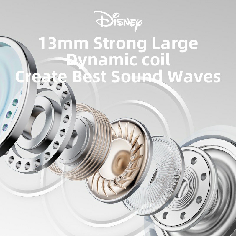 Tai Nghe Bluetooth Disney F9 không dây nhét tai âm thanh nổi thời lượng pin dài với M