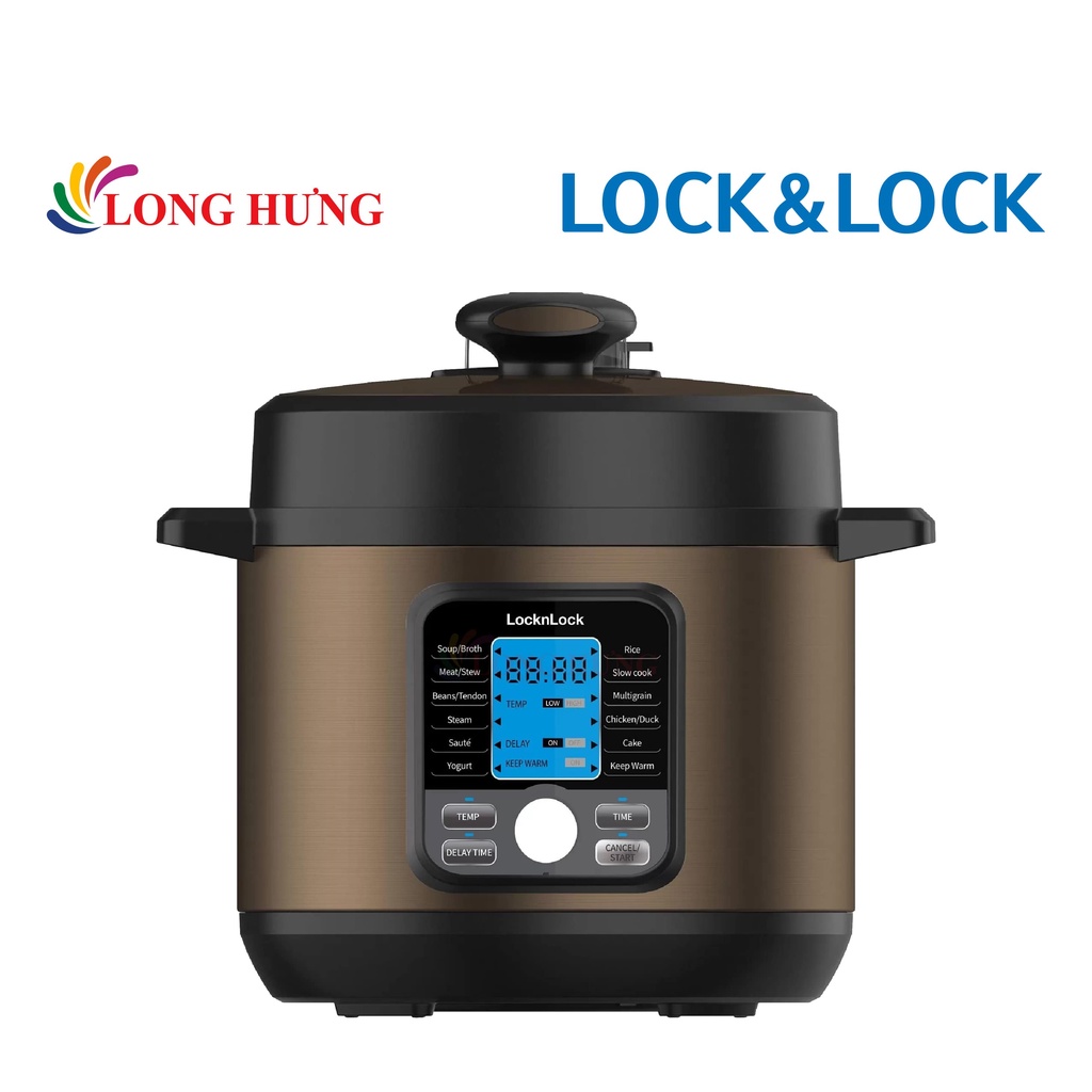 Nồi áp suất Lock&amp;Lock 6 lít EJP676BLK - Hàng chính hãng