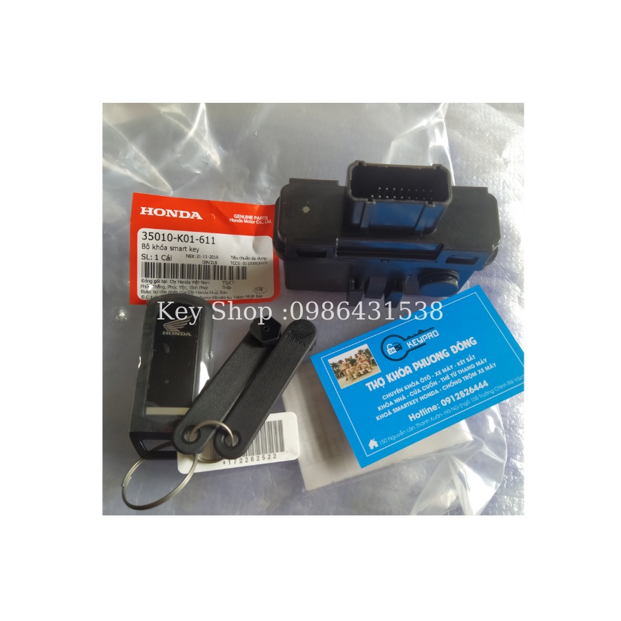 SCU Khoá Smartkey Honda K01 mới nguyên túi