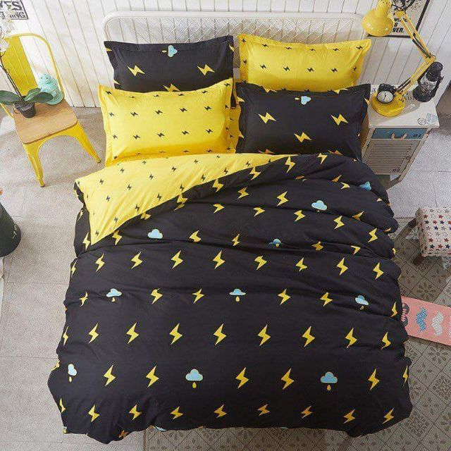 set vỏ chăn ga gối cotton