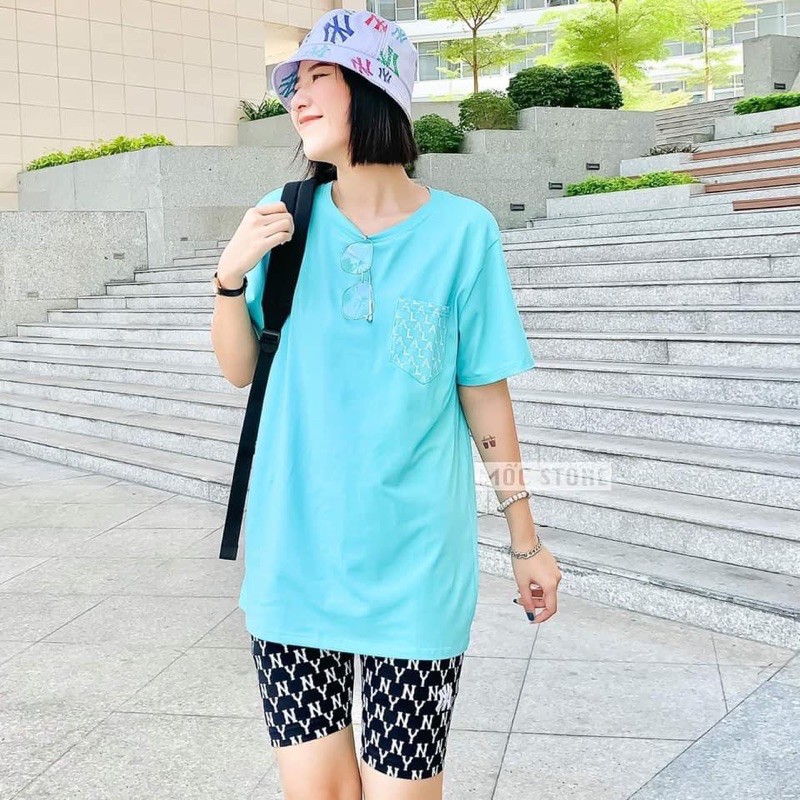 BỘ ÁO TRƠN ĐÁP TÚI QUẦN LEGGING NHIỀU NI | BigBuy360 - bigbuy360.vn