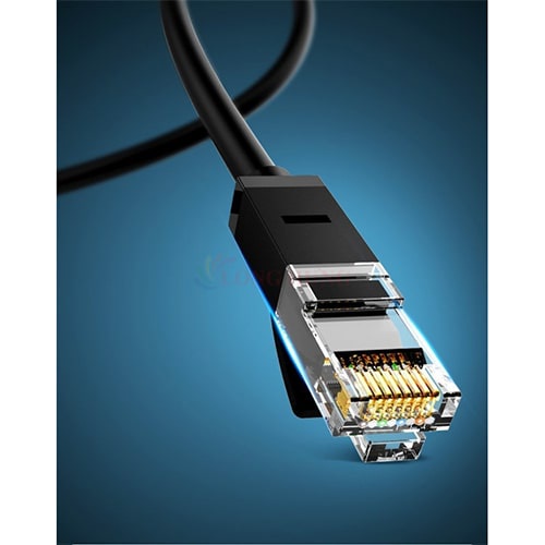 Cáp mạng dạng tròn đen đúc sẵn Ugreen Cat6 UTP 26AWG Lan Cable NW102 - Hàng chính hãng - Chất liệu PVC thân thiện
