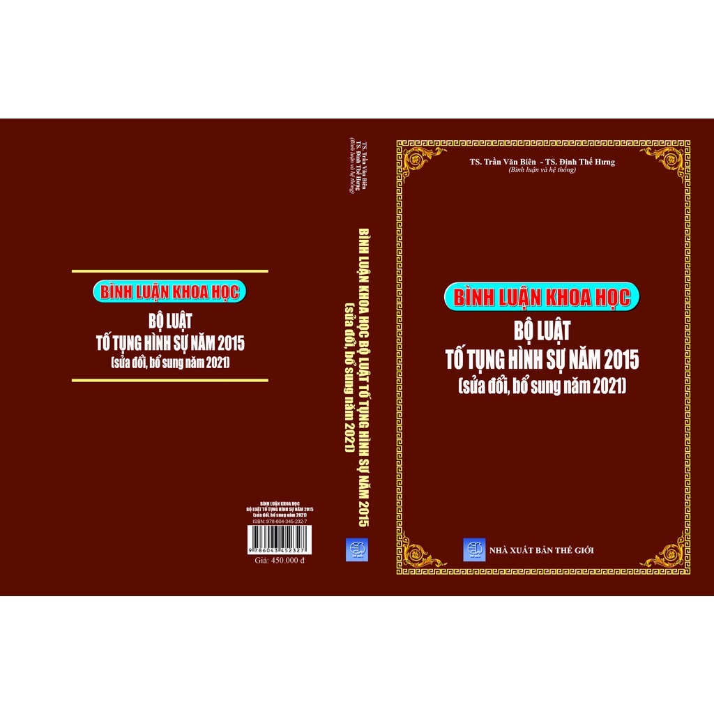 Sách hay - Bình luận khoa học Bộ luật Tố tụng hình sự năm 2015 (sửa đổi, bổ sung năm 2021)