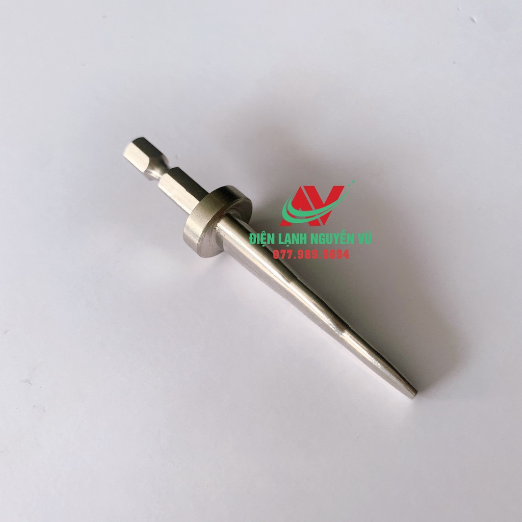 Mũi nóng ống đồng bằng máy khoan phi 6 - 10 - 12