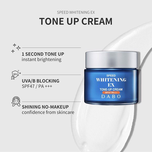 Kem Dưỡng Trắng Da Mặt Hàn Quốc Dabo- Kem dưỡng trắng da nhanh, ngừa nám Dabo Speed Whitening Ex Tone-Up Cream