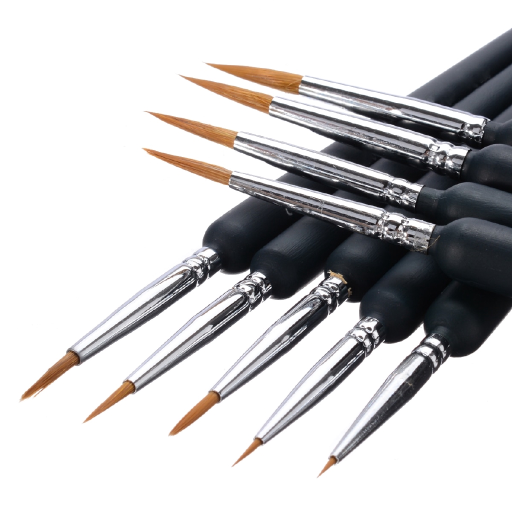 Set 9 cọ vẽ màu nước chuyên dụng tiện lợi