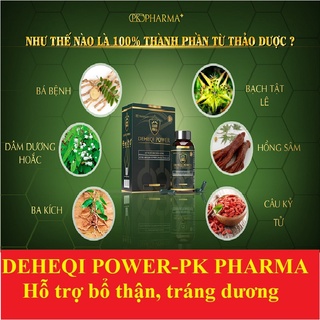 Viên uống Pk Pharma Deheqi Power bổ thận tráng dương tăng cường sinh lý