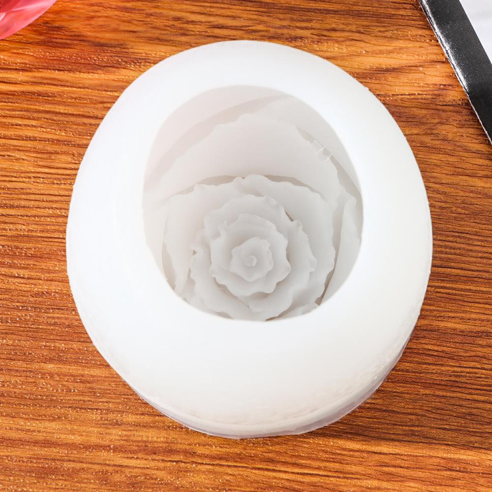Khuôn Làm Đá Hình Hoa Hồng 3D Xinh Xắn