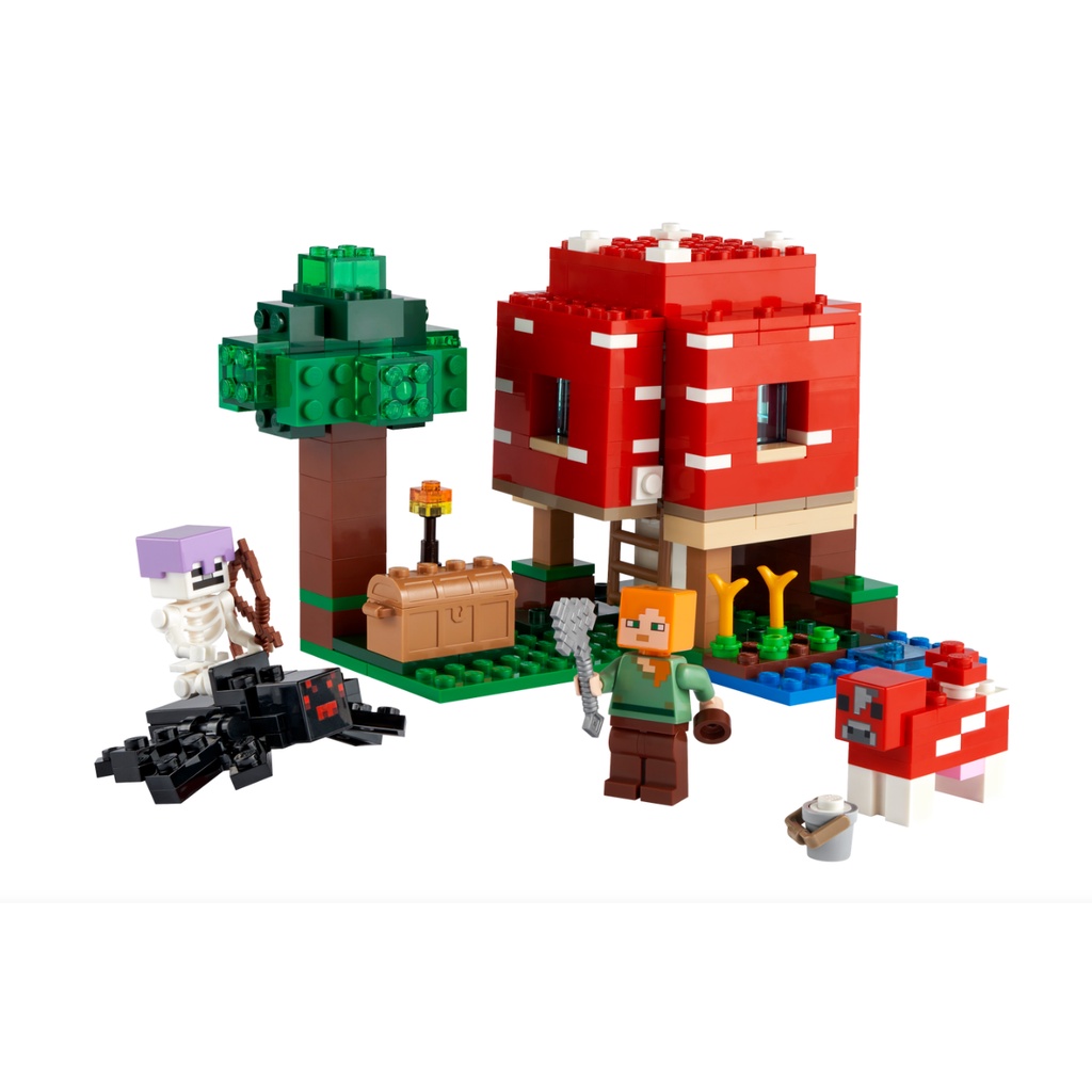 Lego HaHa - Lego Minecraft - Nhà Nấm - 21179
