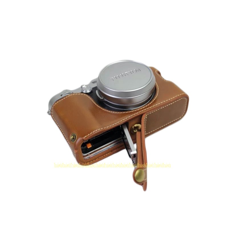 Ốp lưng nửa thân máy ảnh PU cho dây đeo Fujifilm X100F