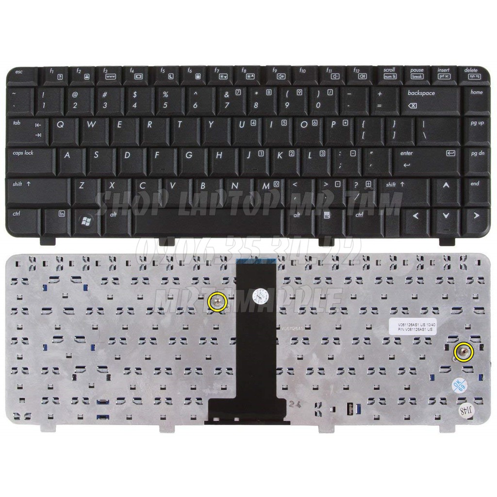 (KEYBOARD) BÀN PHÍM LAPTOP HP 6520S dùng cho Compaq 6520 6520s 6720s, HP 510 530 540 550