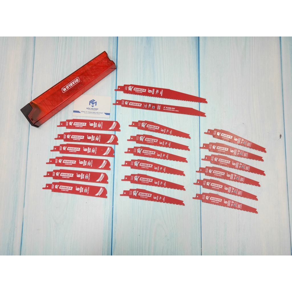 Bộ lưỡi cưa kiếm cắt sắt, pallet gỗ DIABLO DS0020SPC2 và DS006S Lưỡi cưa số 1 Thế Giới nghề mộc