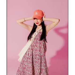 Nón kết mũ lưỡi trai M.L.B thêu tinh tế màu xanh màu cam