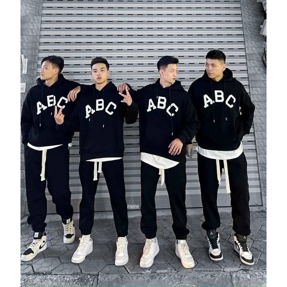 Áo Khoác Nam Nỉ Ngoại Hoodie ABC KNN67