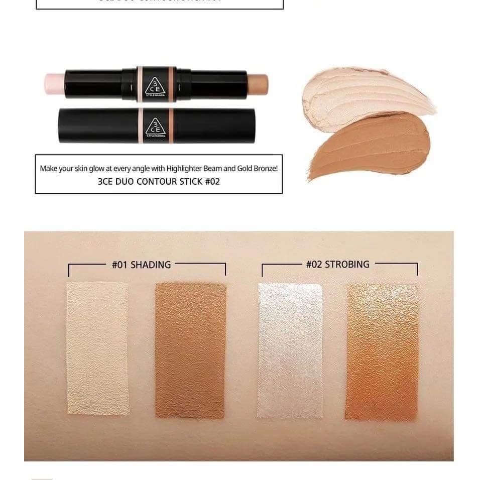 Tạo khối 2 đầu 3CE DUO CONTOUR STICK