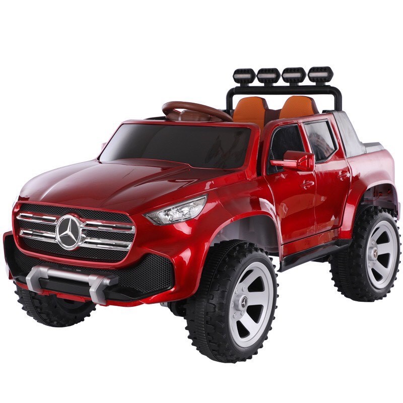 Ô tô điện ABM 3388 bán tải 2 chỗ 4 động cơ kết nối Bluetooth (Đỏ-Đen-Xám-Trắng-Vàng)